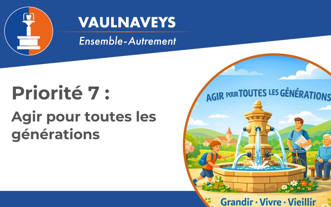 Agir pour toutes les générations