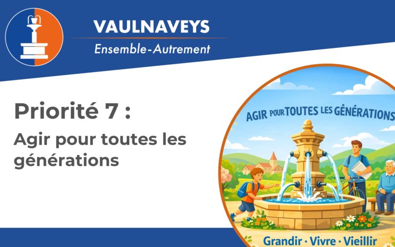 Agir pour toutes les générations