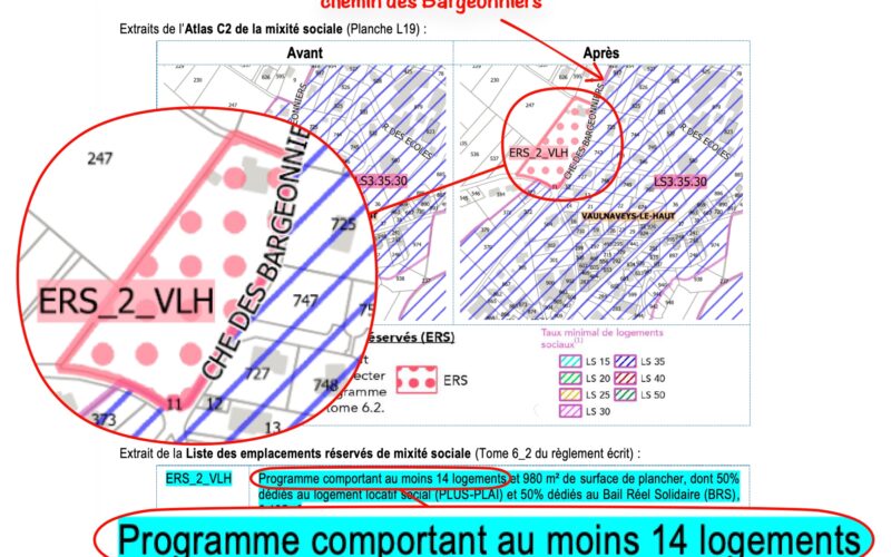 Un 4ᵉ projet d’urbanisation à Vaulnaveys-le-Haut ?!