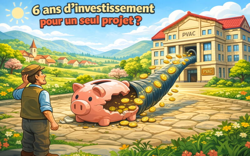 6 ans d’investissement pour un seul projet !